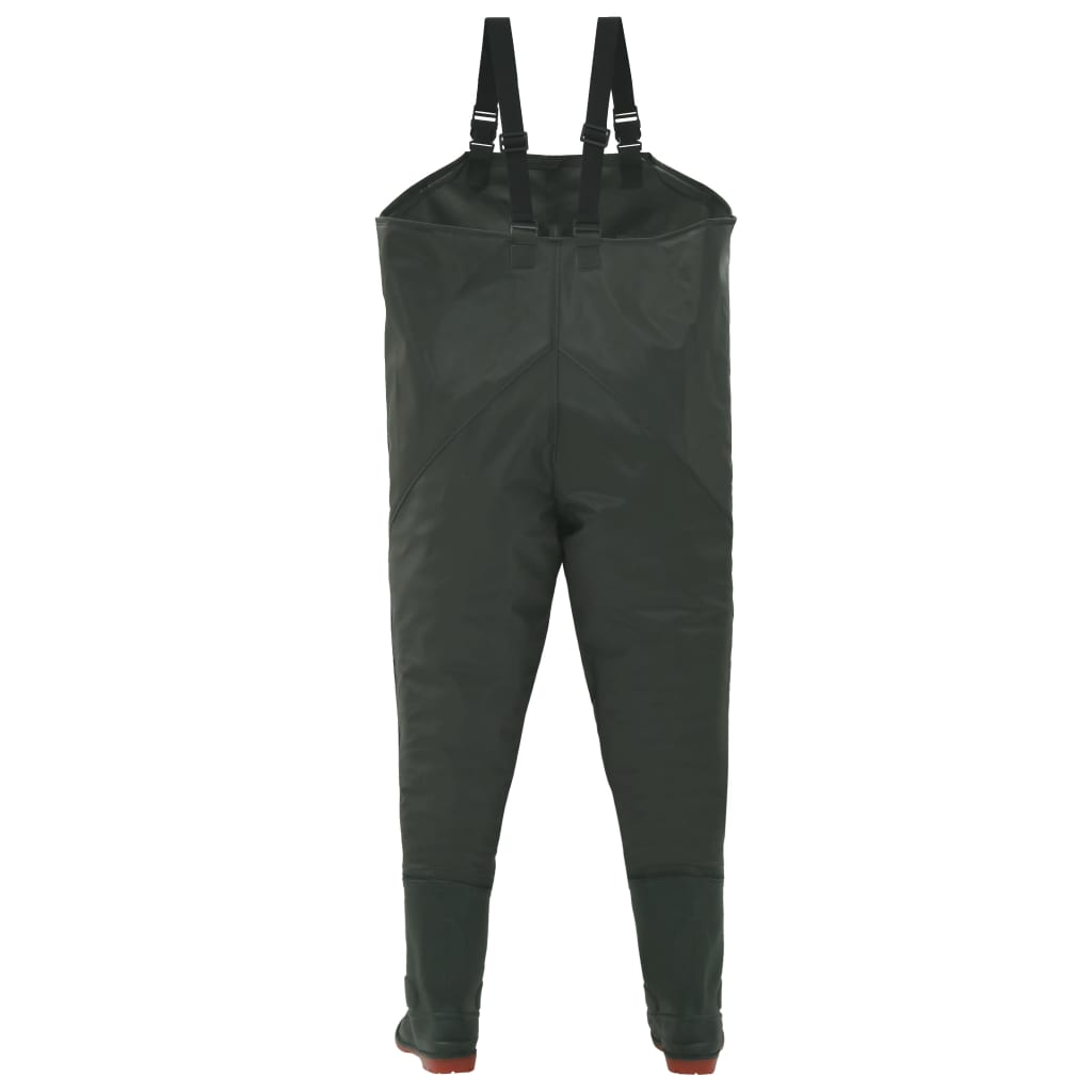 Pantaloni de vânătoare cu cizme, verde, mărime 43