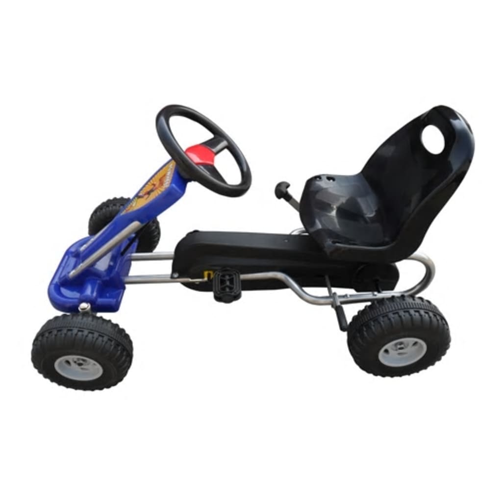 Kart cu pedale Go Kart, albastru