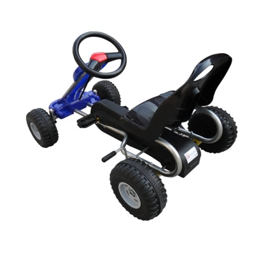 Kart cu pedale Go Kart, albastru