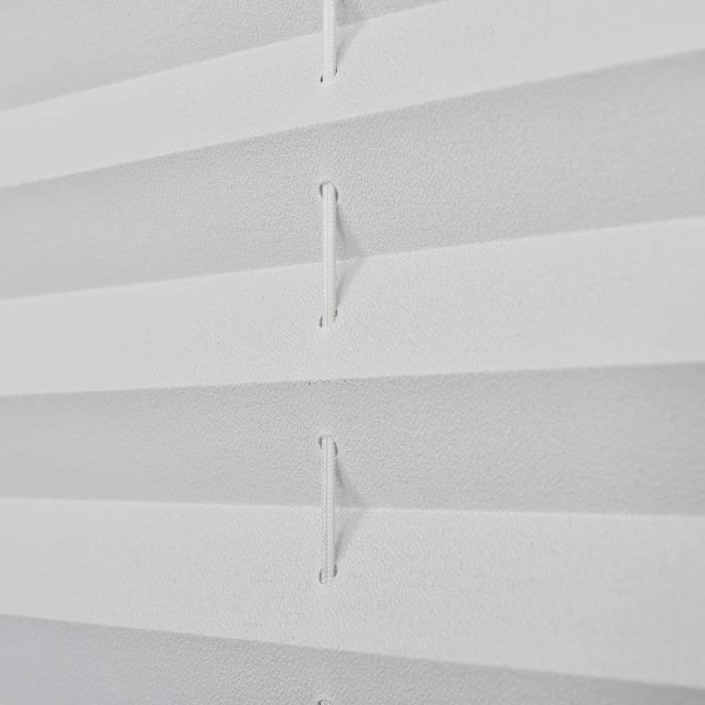 Jaluzea plisse, alb, 100x200 cm, pliuri