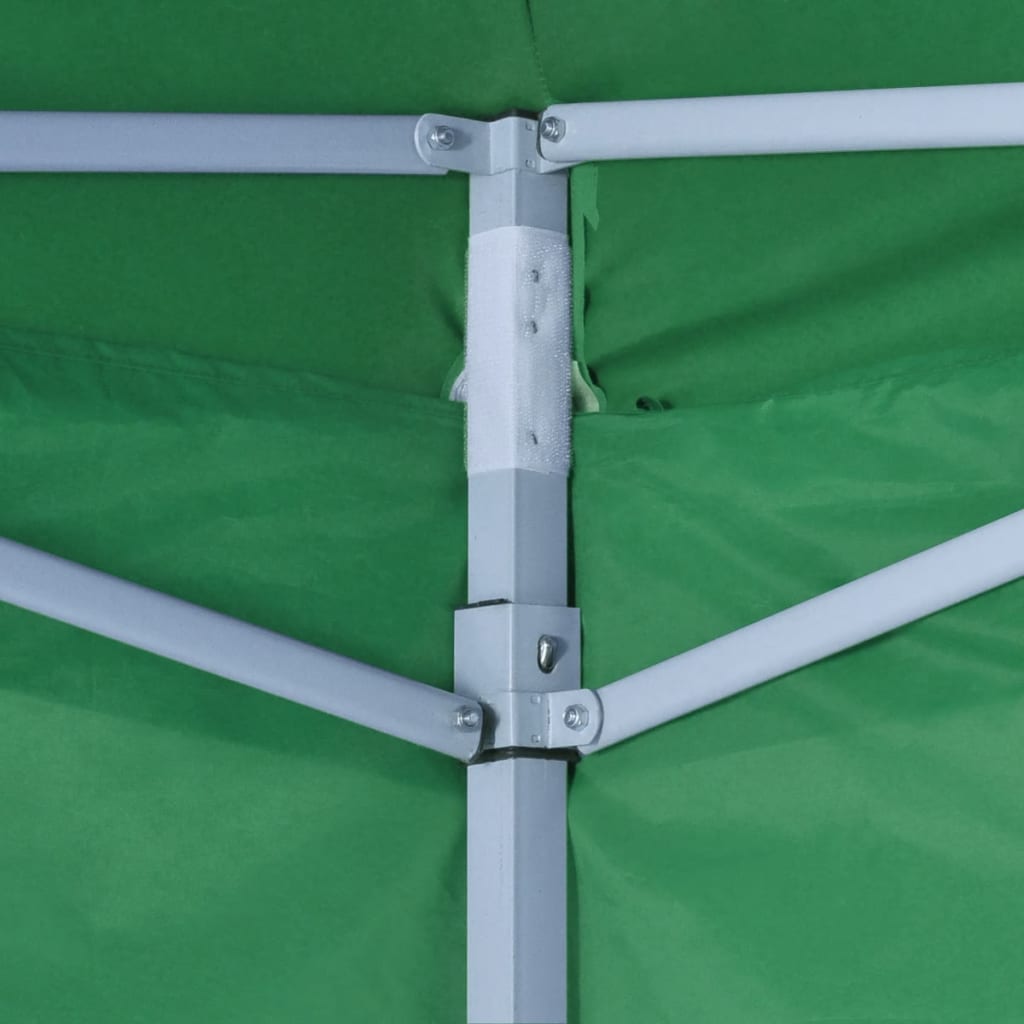41468 vidaXL Green Foldable Tent 3 x 3 m with 4 Walls
