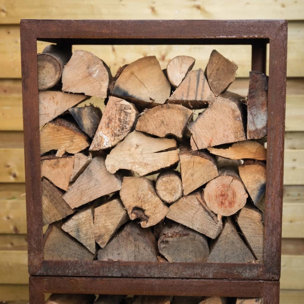 RedFire Suport depozitare lemne de foc Hodr, ruginiu, 88519