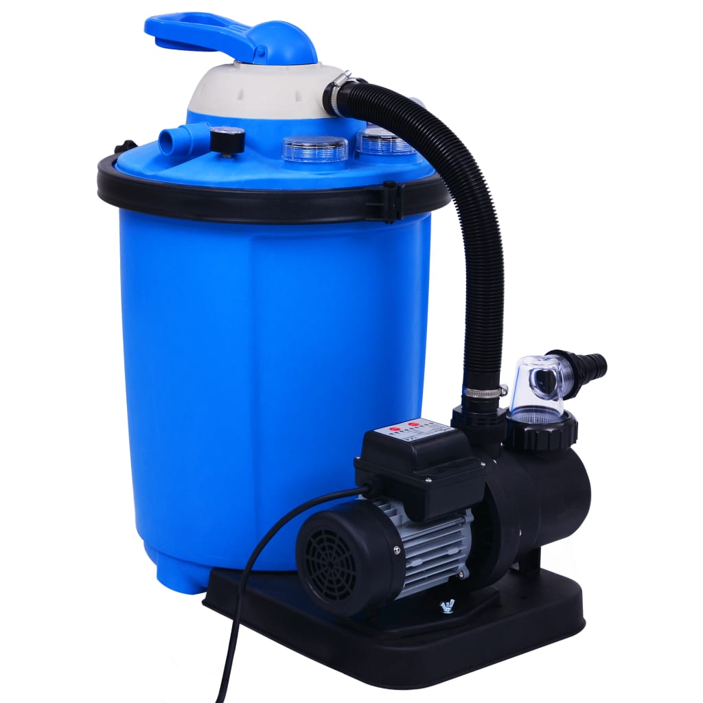 Pompă filtru cu nisip, cu temporizator, 550 W 50 L