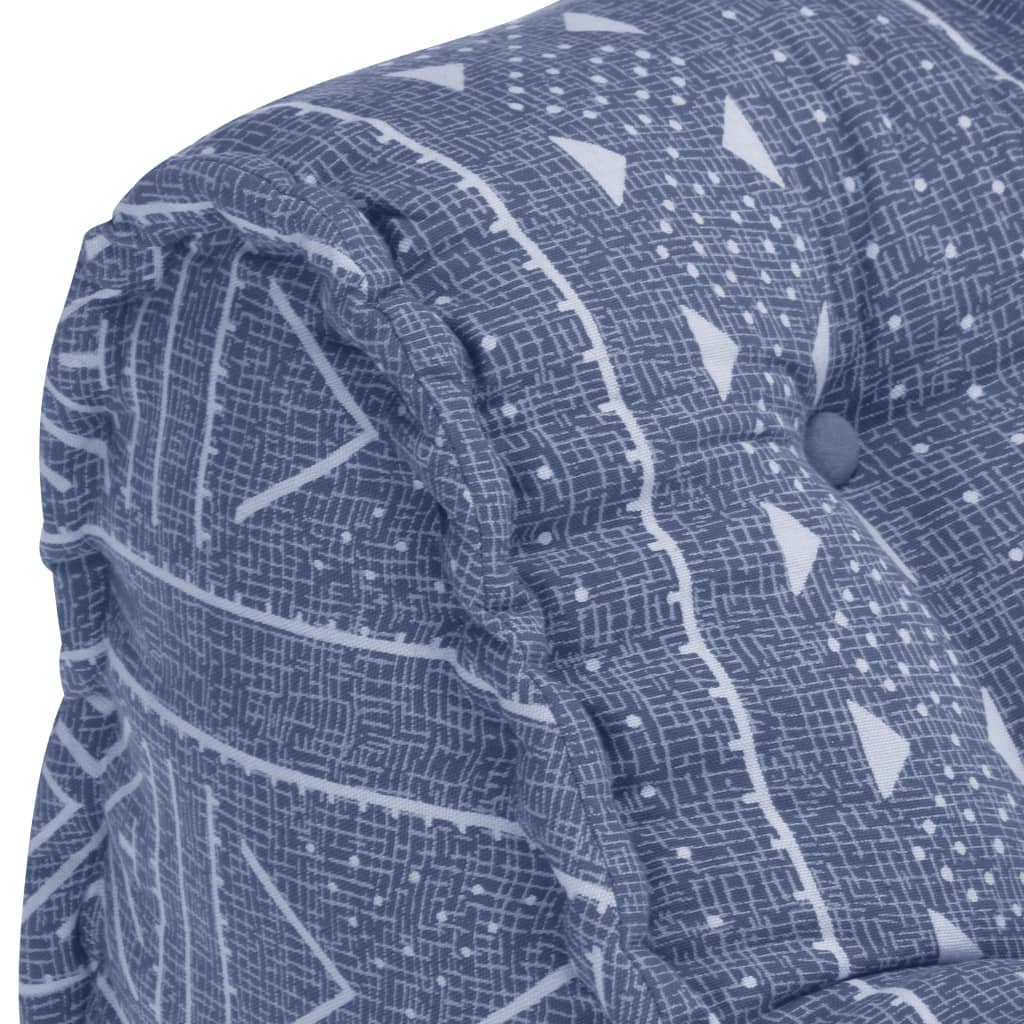 Fotoliu puf modular, indigo, material textil