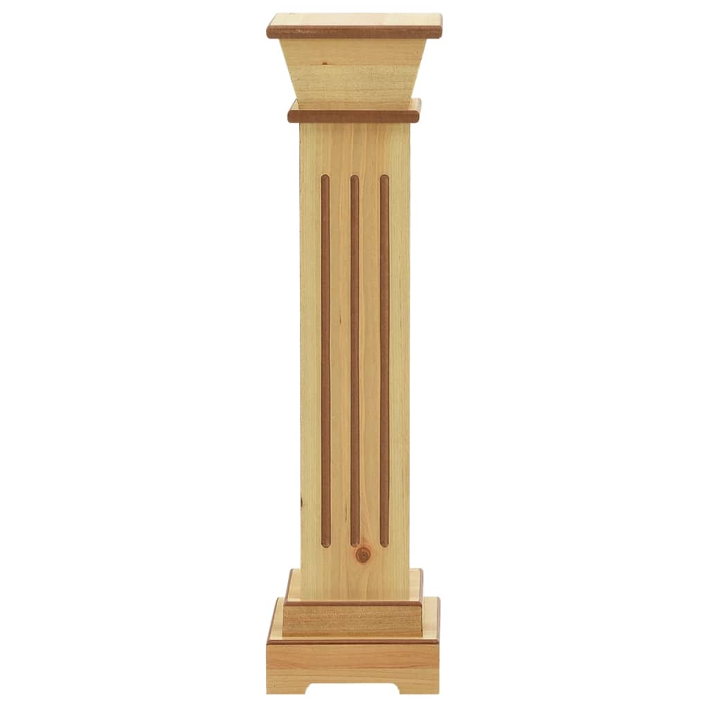 Suport plante clasic în formă stâlp pătrat lemn 17x17x66 cm MDF