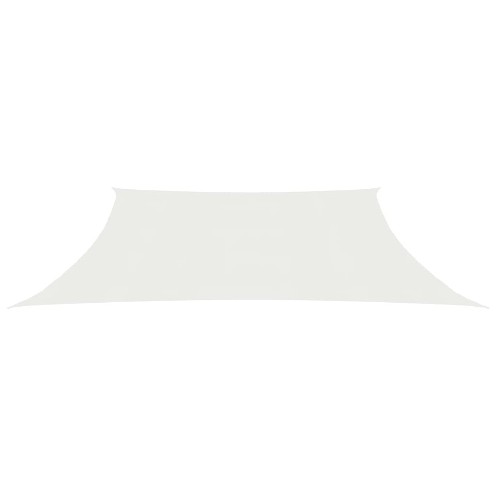 Pânză parasolar, alb, 4/5x4 m, HDPE, 160 g/m²