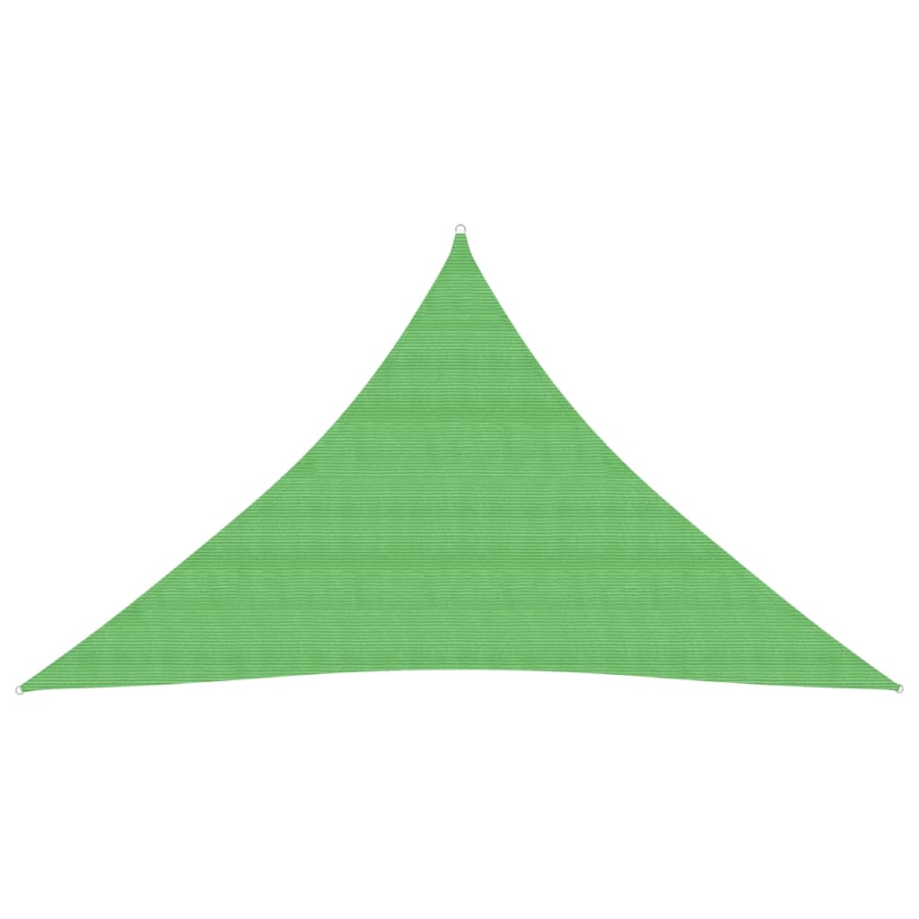Pânză parasolar, verde deschis, 3x3x4,2 m, HDPE, 160 g/m²