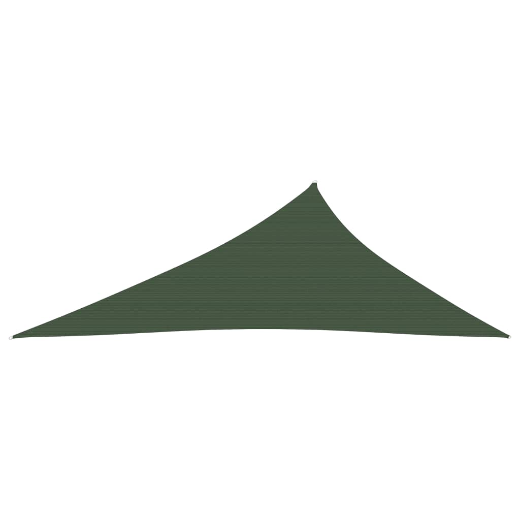 Pânză parasolar, verde închis, 4x5x6,8 m, HDPE, 160 g/m²