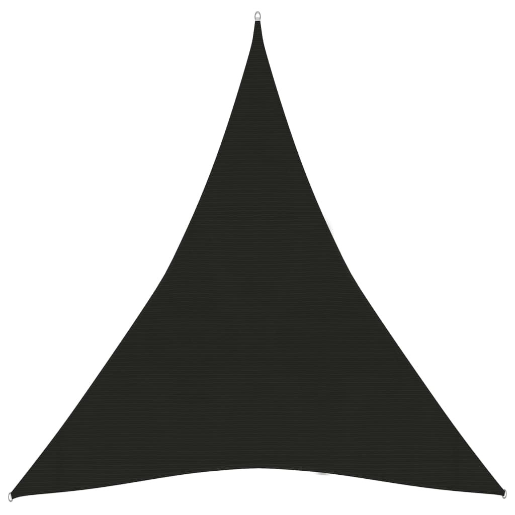 Pânză parasolar, negru, 4x5x5 m, HDPE, 160 g/m²