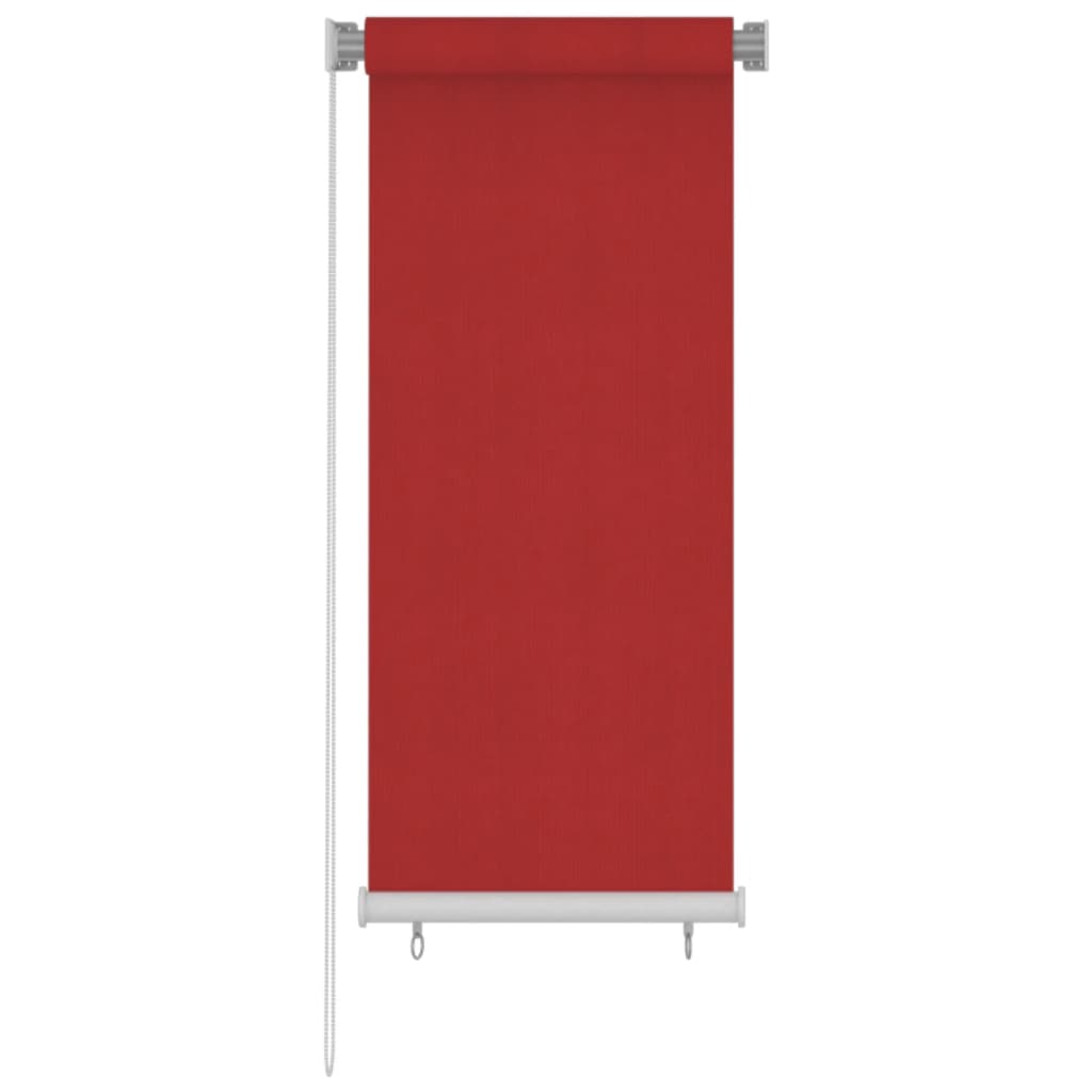 Jaluzea tip rulou de exterior, roşu, 60x140 cm, HDPE