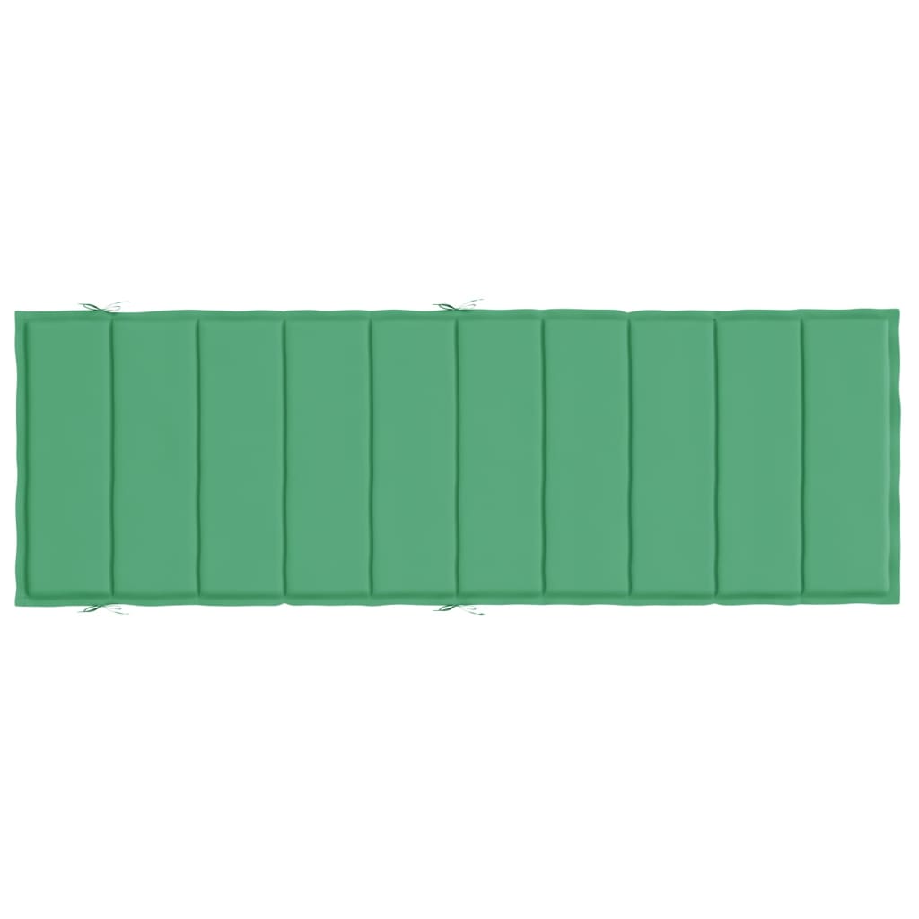Pernă de șezlong, verde, 186x58x3 cm, textil oxford