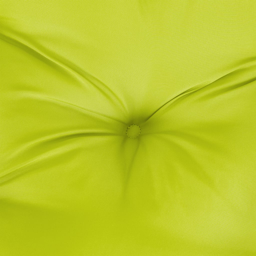 Pernă de paleți, verde aprins, 120x80x12 cm, material textil