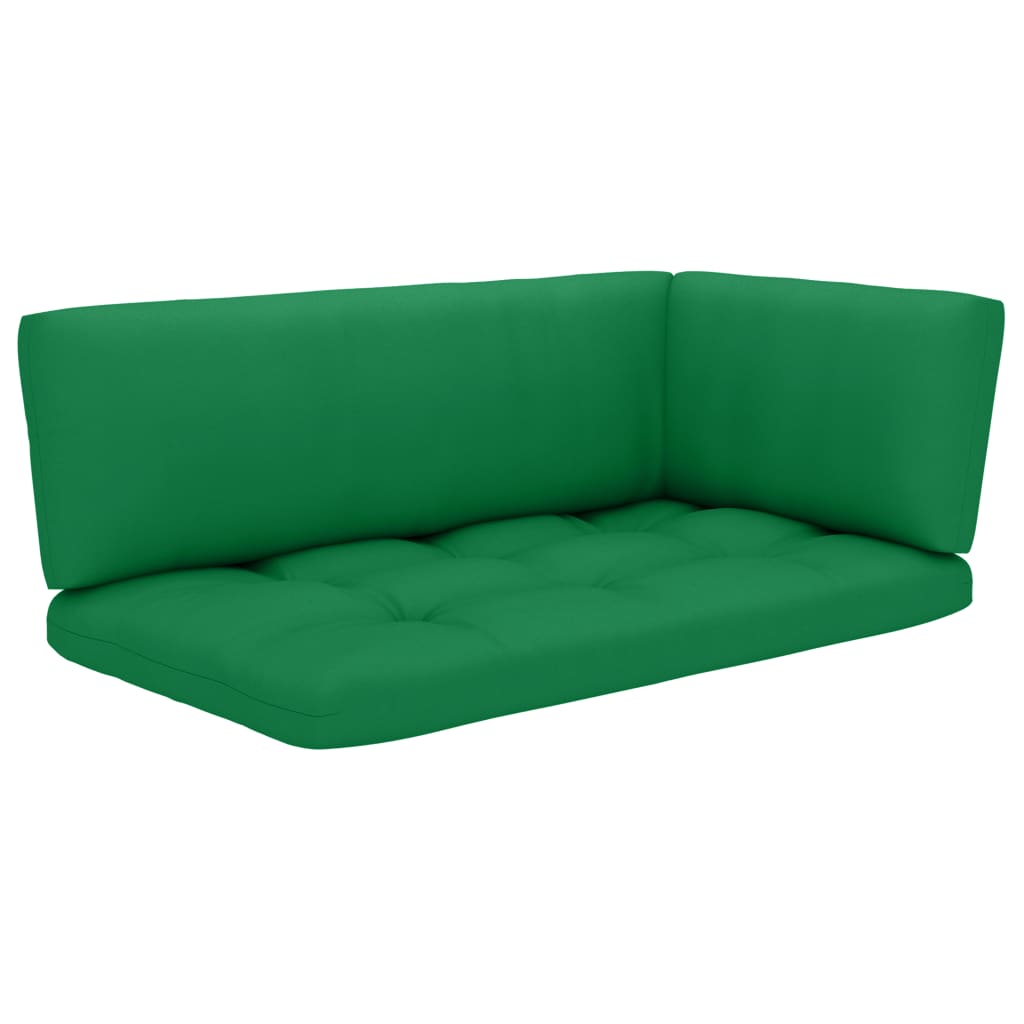 Perne de paleți, 3 buc, verde, material textil