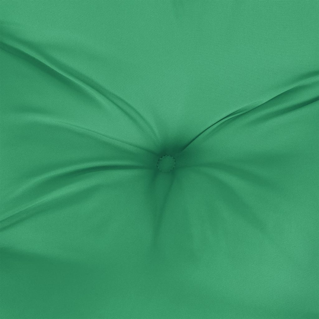 Perne de scaun, 6 buc., verde, 50 x 50 x 7 cm, textil