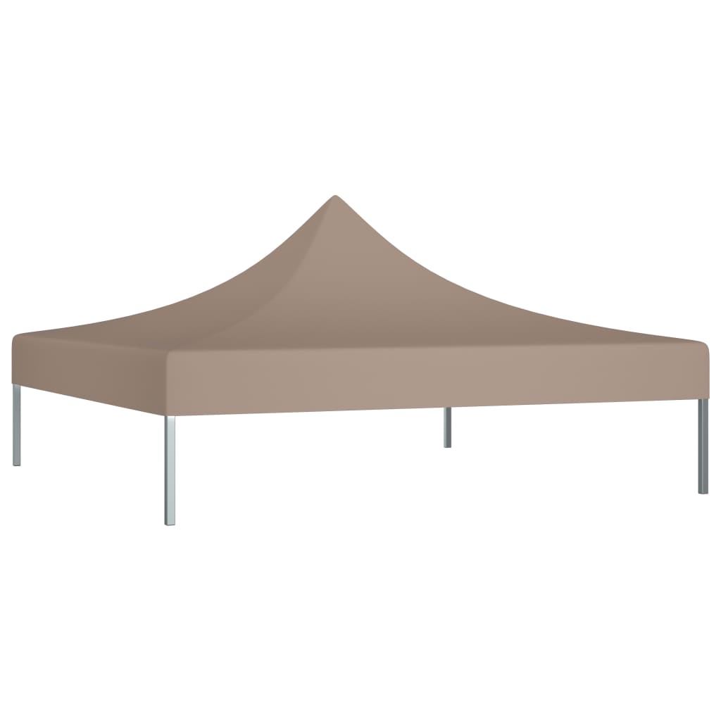 Acoperiș pentru cort de petrecere, gri taupe, 3x3 m, 270 g/m²