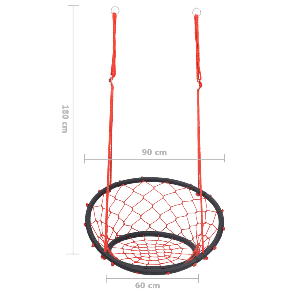 vidaXL Scaun de leagăn din plasă, 60 cm