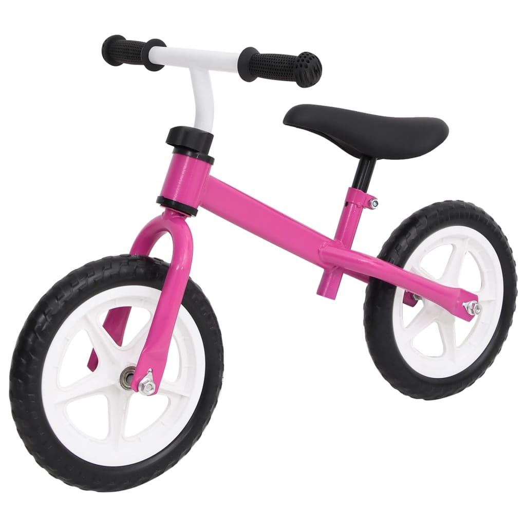 Bicicletă pentru echilibru 9,5 inci, cu roți, roz