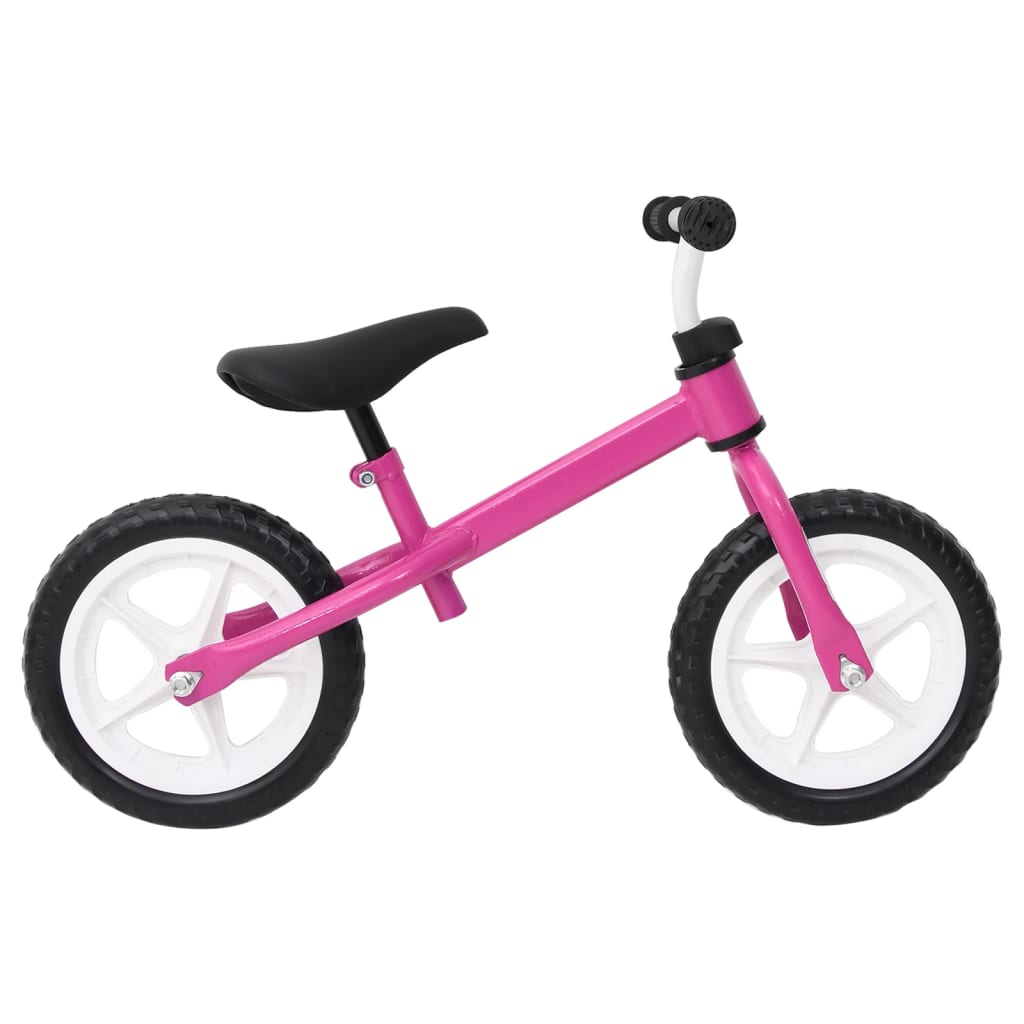 Bicicletă pentru echilibru 9,5 inci, cu roți, roz