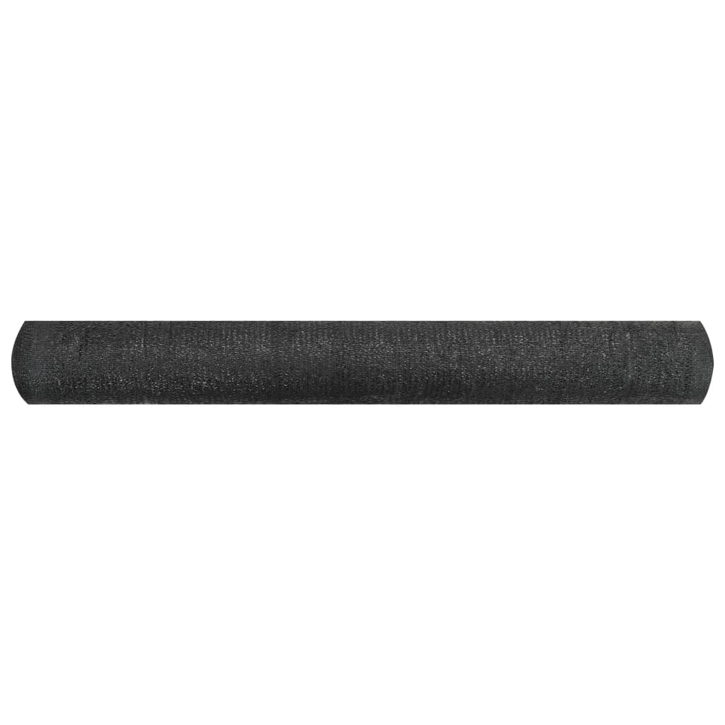 Plasă protecție intimitate, negru, 3,6x25 m, HDPE, 150 g/m²