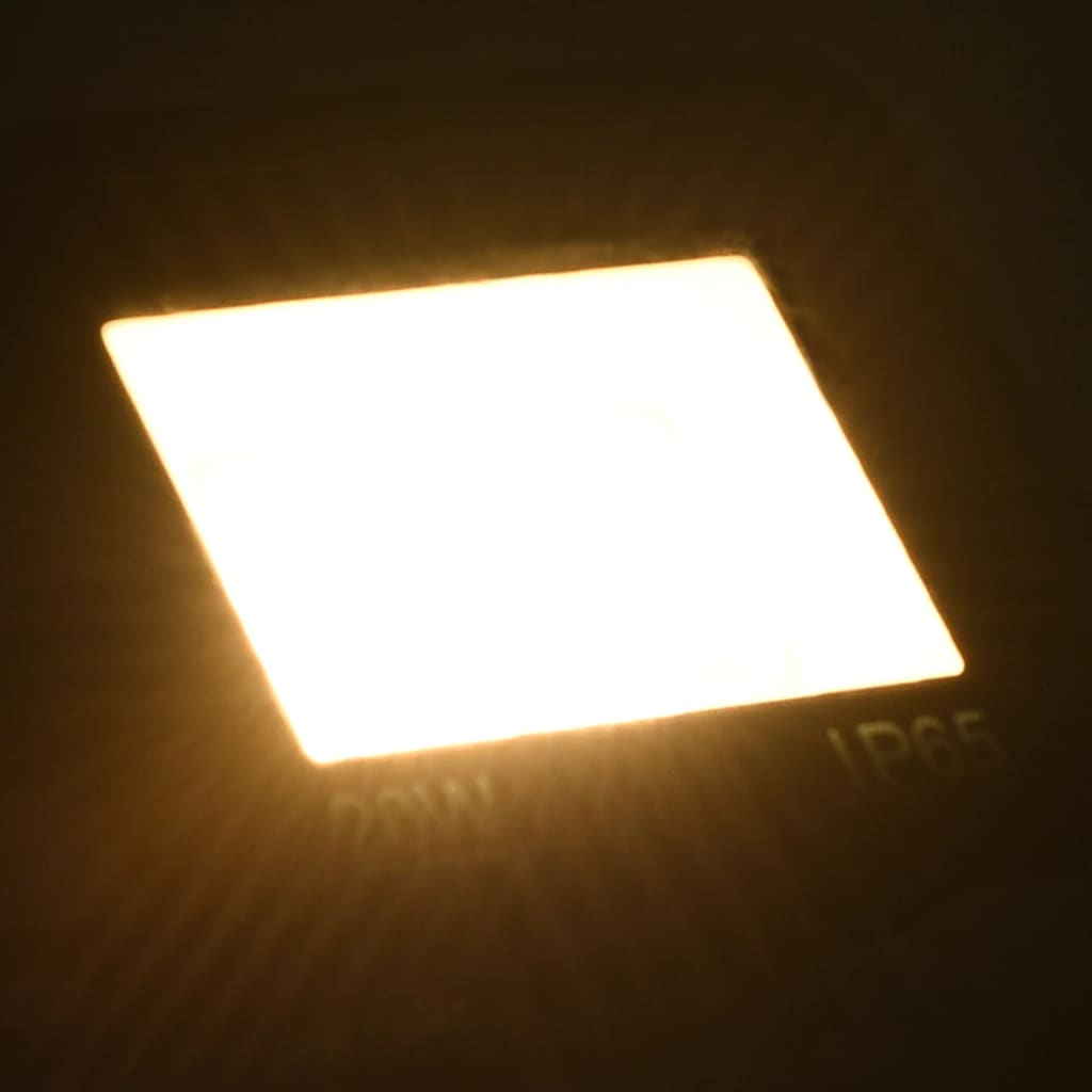 Proiector cu LED, alb cald, 20 W