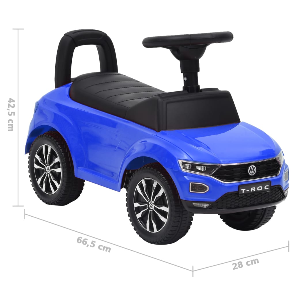 Mașinuță primii pași Volkswagen T-Roc, albastru