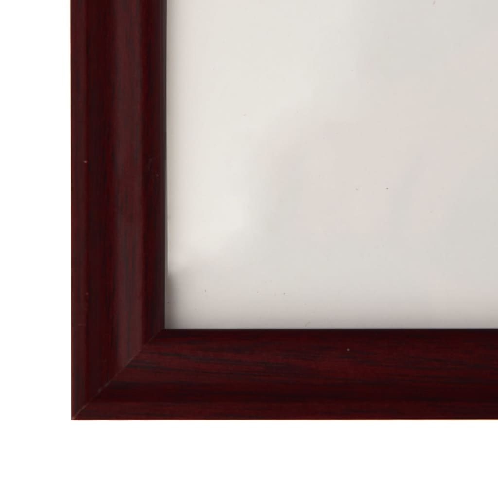 Rame foto colaj pentru perete/masă 3 buc roșu închis 59,4x84 cm