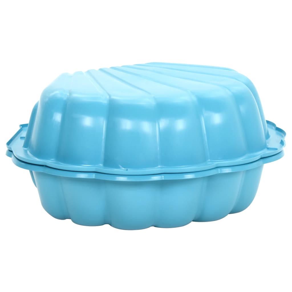 Gropi de nisip, 2 buc., albastru, 77x87x21 cm, plastic