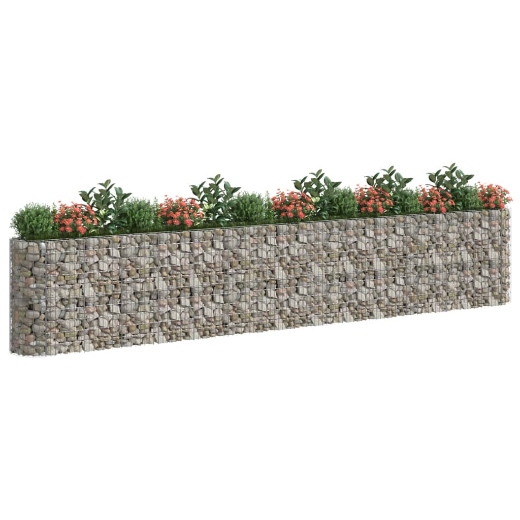 Strat înălțat gabion, 540x50x100 cm, fier galvanizat