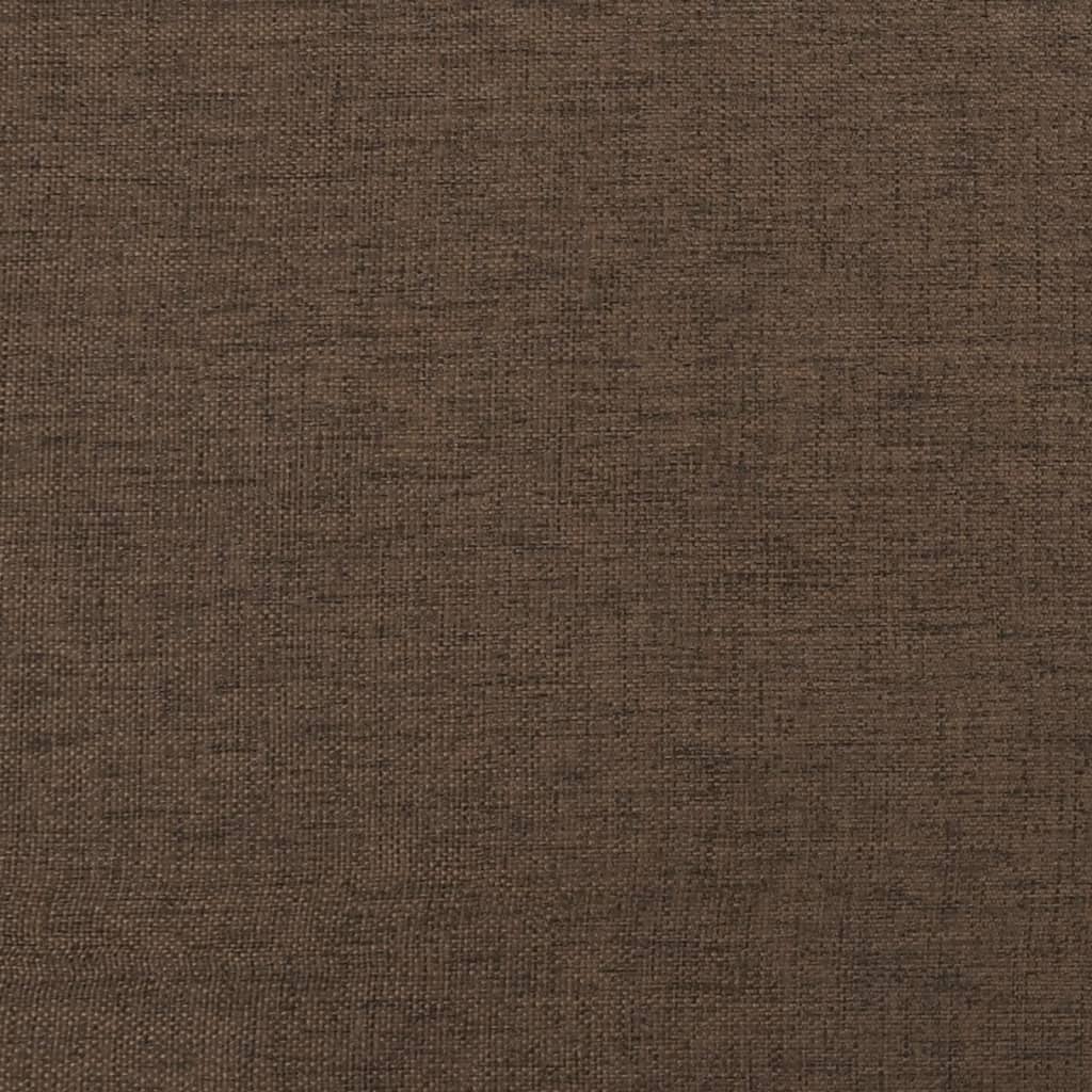 Perne decorative, 2 buc., maro, 40x40 cm, material textil