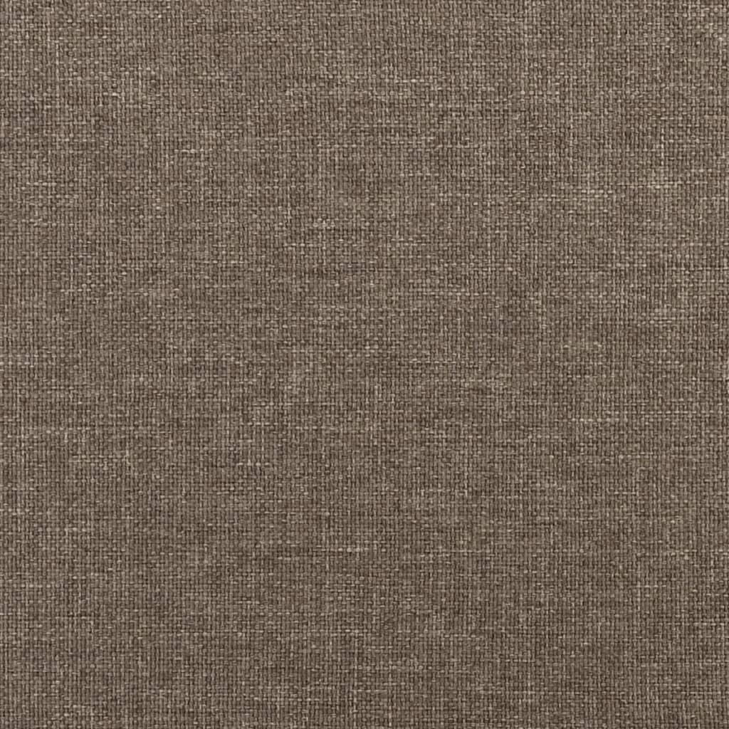 Perne decorative, 2 buc., gri taupe, 40x40 cm, material textil